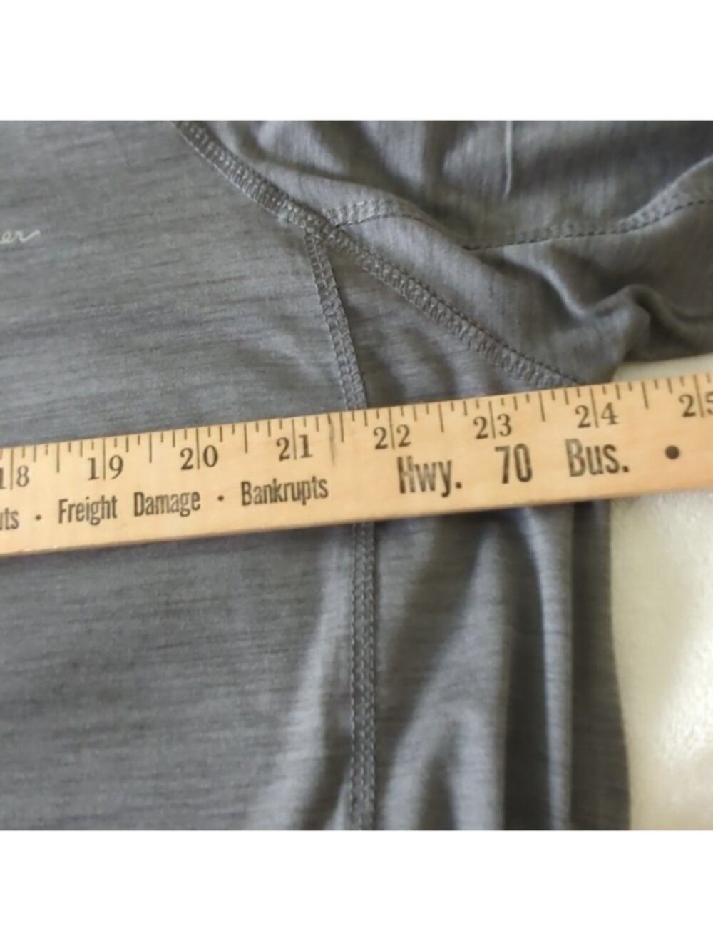 NEW Eddie Bauer FreeDry Moisture Wicking Active 1/4 Zip Shirt Men's XL Gray-lp24 - Picture 8 of 9